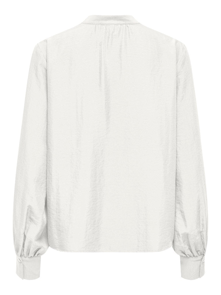 Celeste V-Neck Top - Cloud Dancer