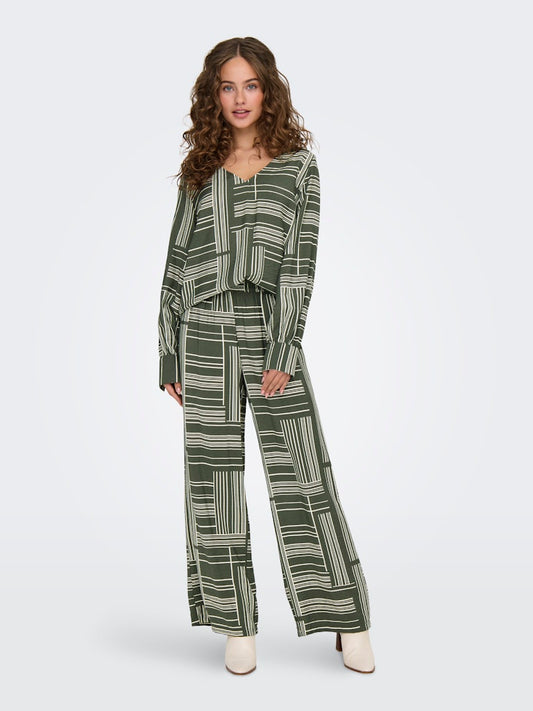 Troya Wide Trousers - Kambaba