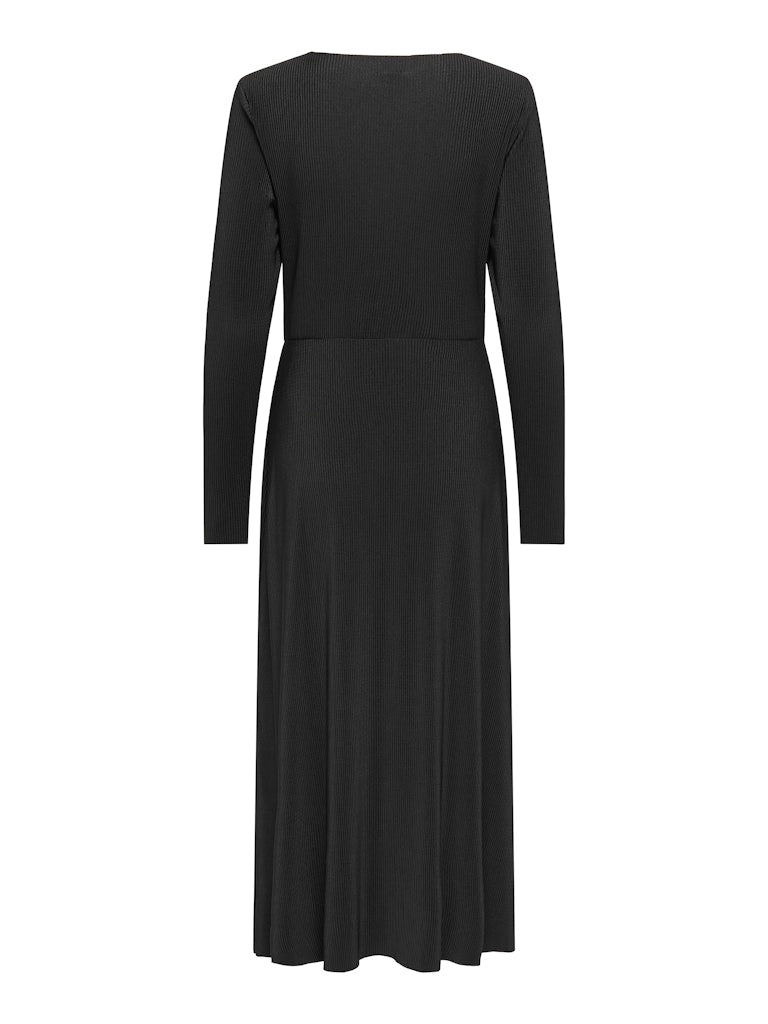 Bea Pleat Dress - Black