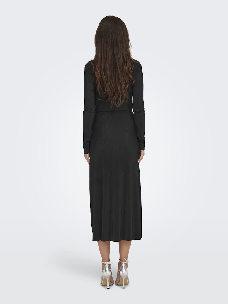 Bea Pleat Dress - Black