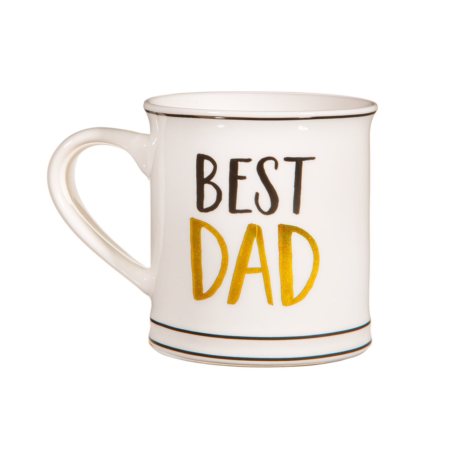 Best Dad Mug - Black & Gold