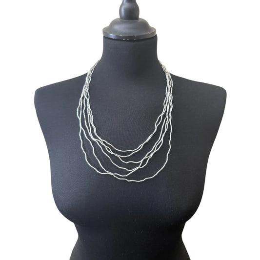 Layered Necklace - Silver