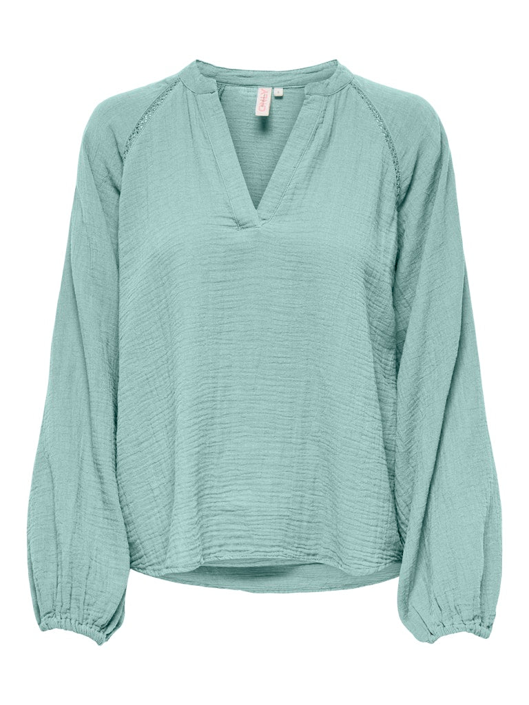 Thyra Top - Harbor Grey