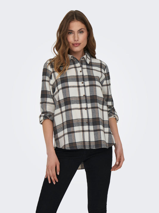 Fie Check Shirt - Black/Toasted Coconut