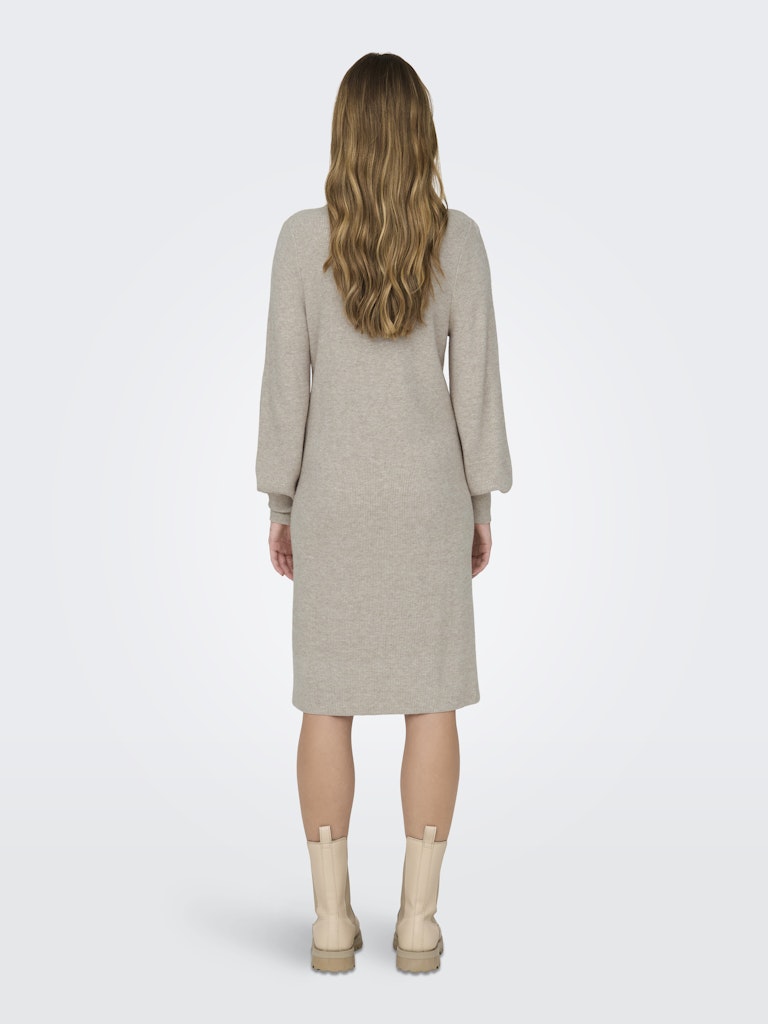 Katia V-Neck Knit Dress - Mocha