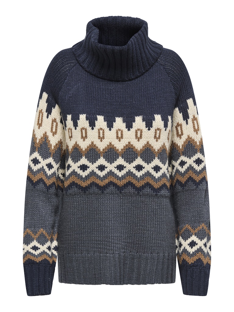Rock Rollneck Knit - Navy Blazer