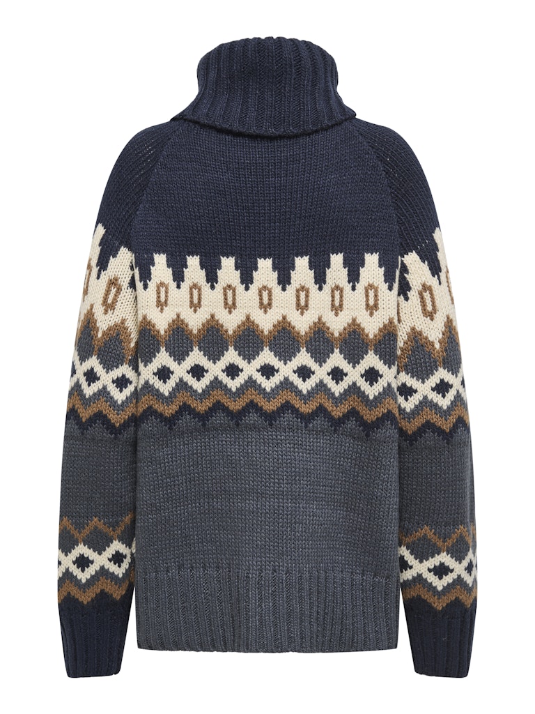 Rock Rollneck Knit - Navy Blazer