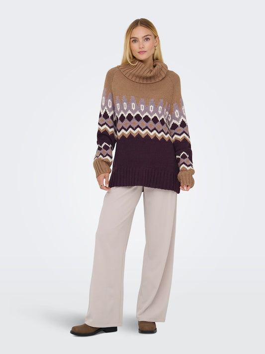 Rock Rollneck Knit - Toasted Coconut