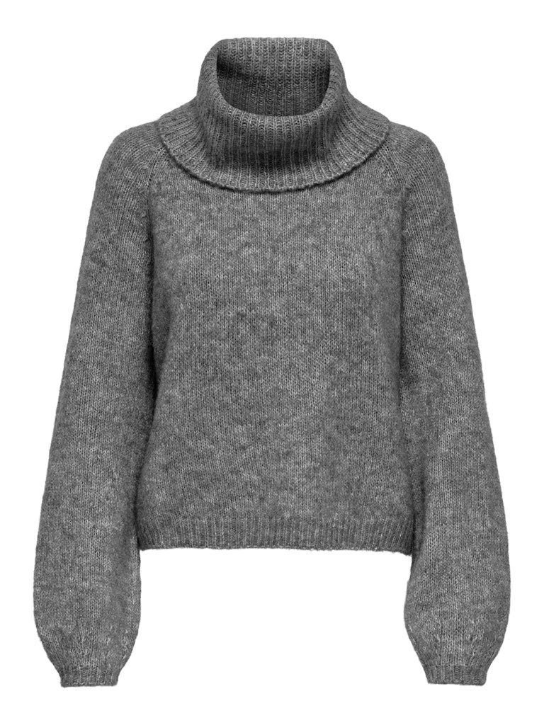 Gila Life Rollneck Knit - Medium Grey Melange