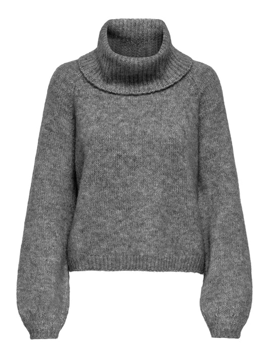 Gila Life Rollneck Knit - Medium Grey Melange