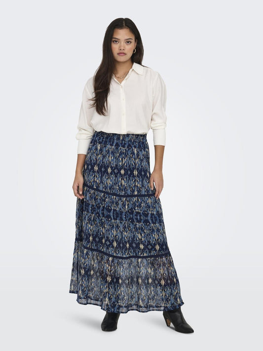 Viva Life Maxi Skirt - Forever Blue