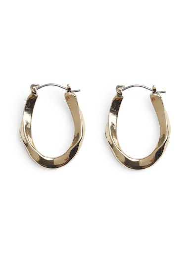 Risia Twist Hoop Earrings  - Gold