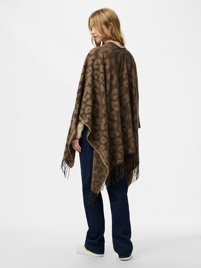 Marianna Poncho - Greige Leo