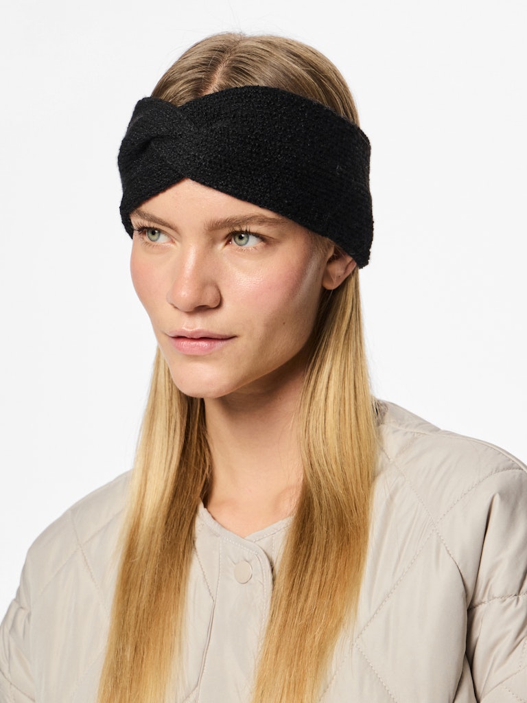 Benilla Headband 2-Pack - Light Grey Melange & Black