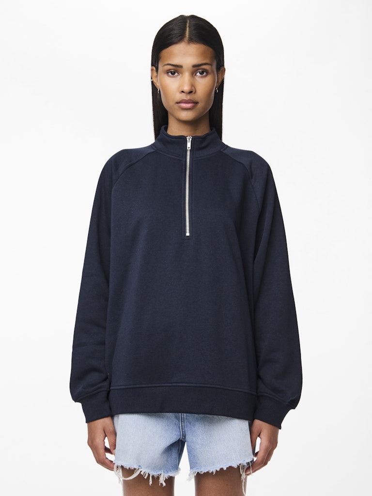 Chilli Half Zip Sweat - Sky Captain
