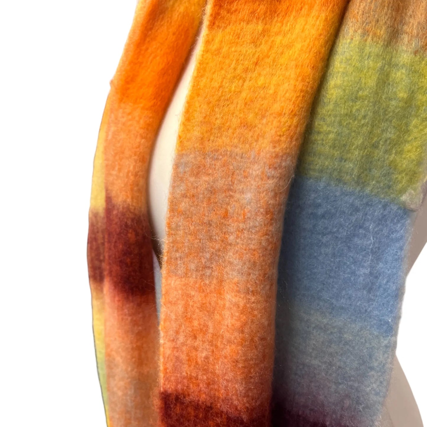 Checked Blanket Scarf