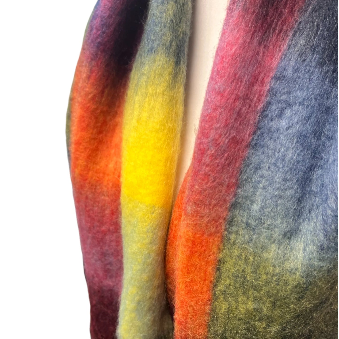 Checked Blanket Scarf
