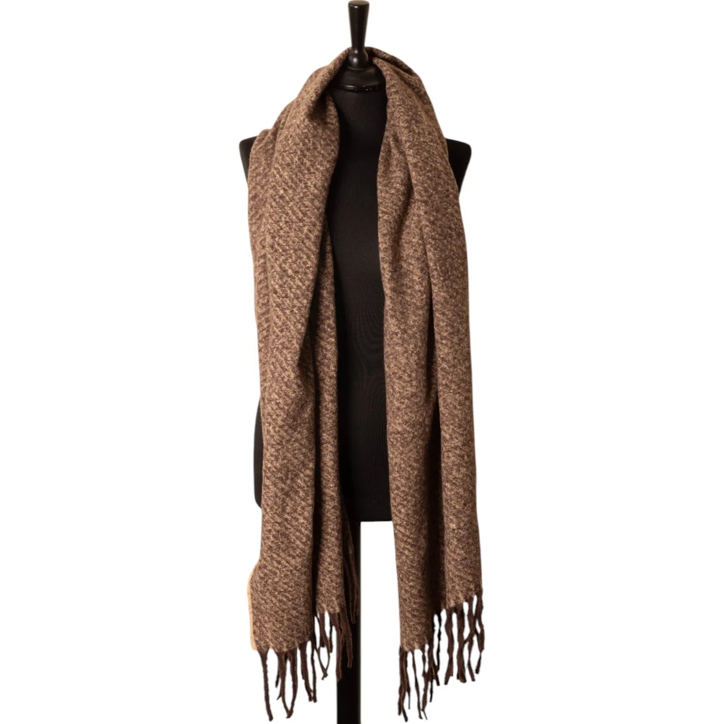 Winter Scarf - Cappaccino & Beige