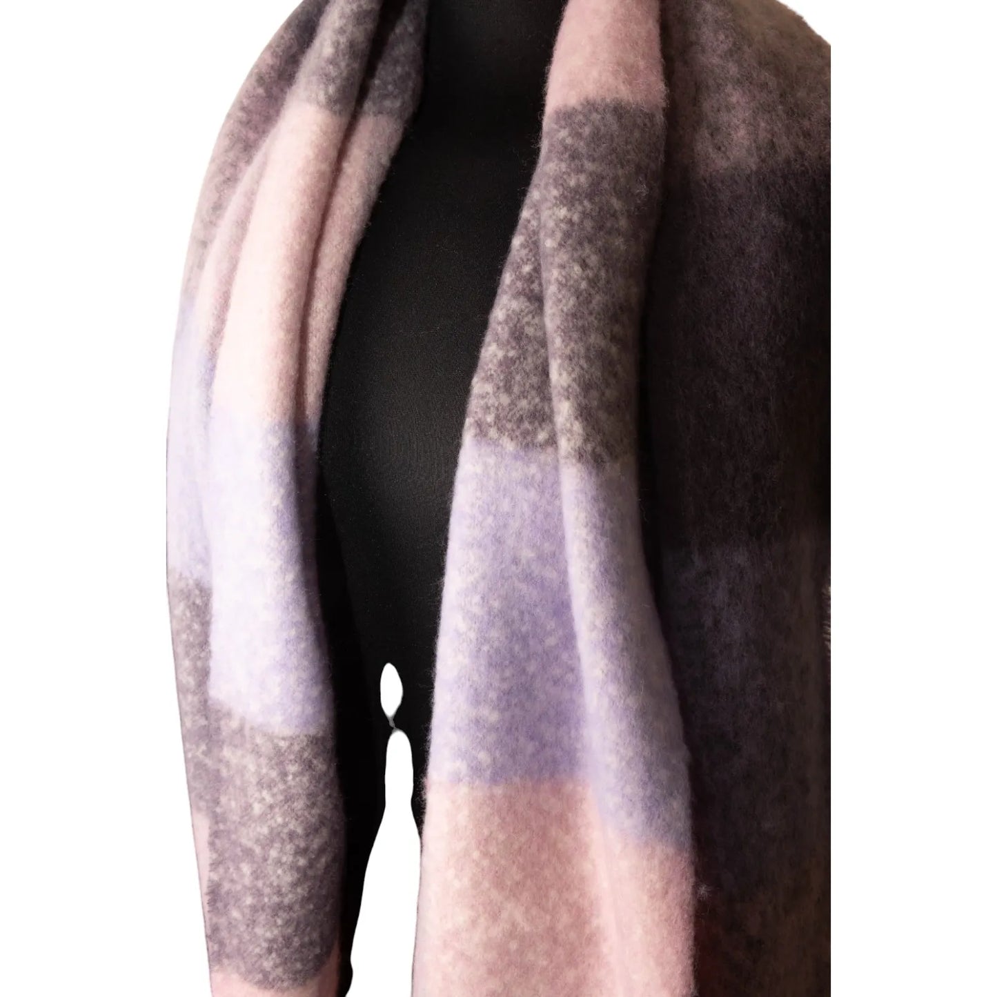 Chunky Scarf - Pink, Lilac, Purple
