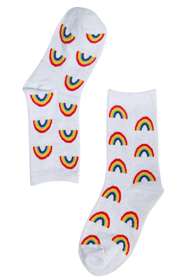 Glitter Socks - Rainbow