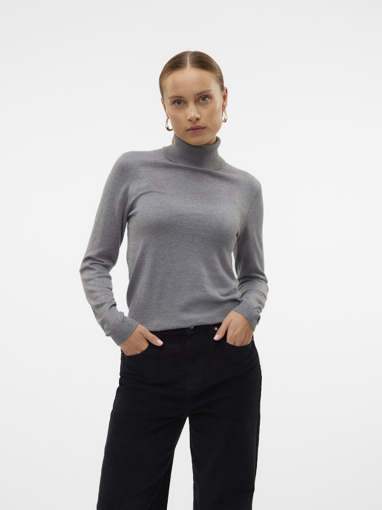 Iris Rollneck - Medium Grey Melange