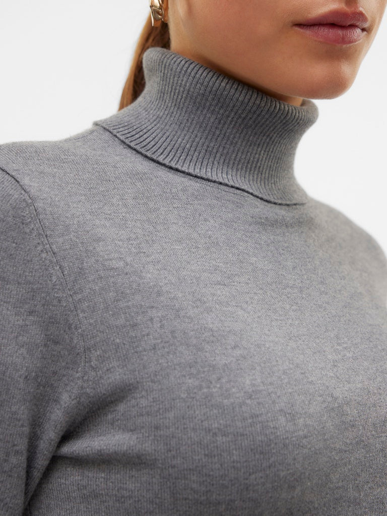 Iris Rollneck - Medium Grey Melange
