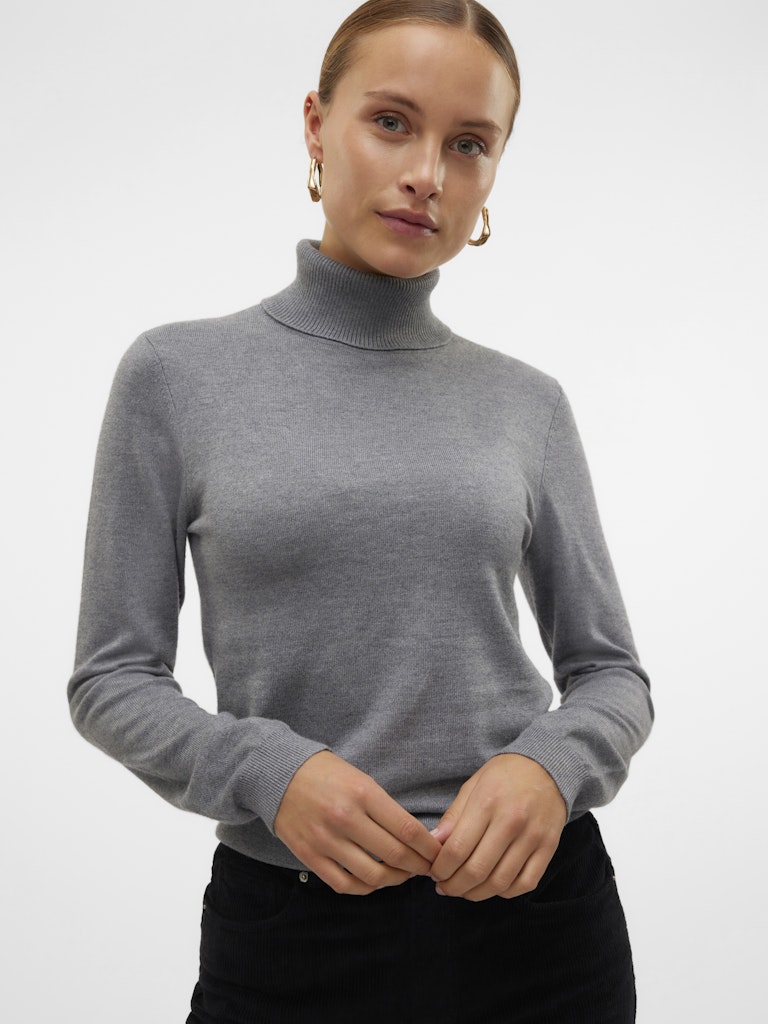Iris Rollneck - Medium Grey Melange