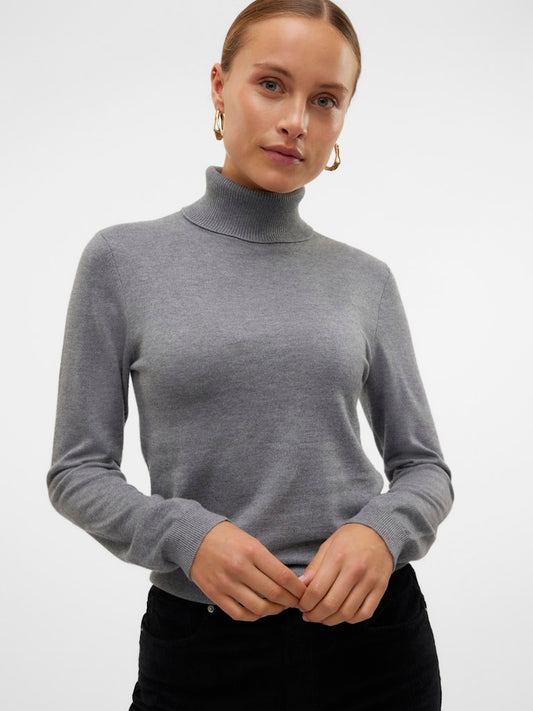 Iris Rollneck - Medium Grey Melange