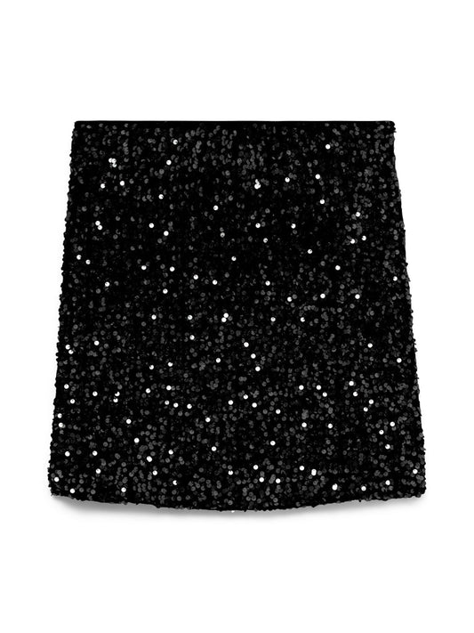 Bella High Waisted Skirt - Black
