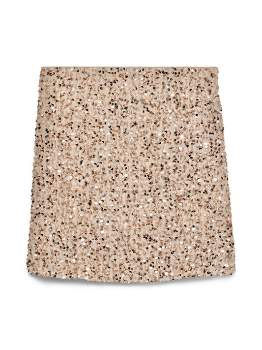 Bella High Waisted Skirt - Pumice Stone