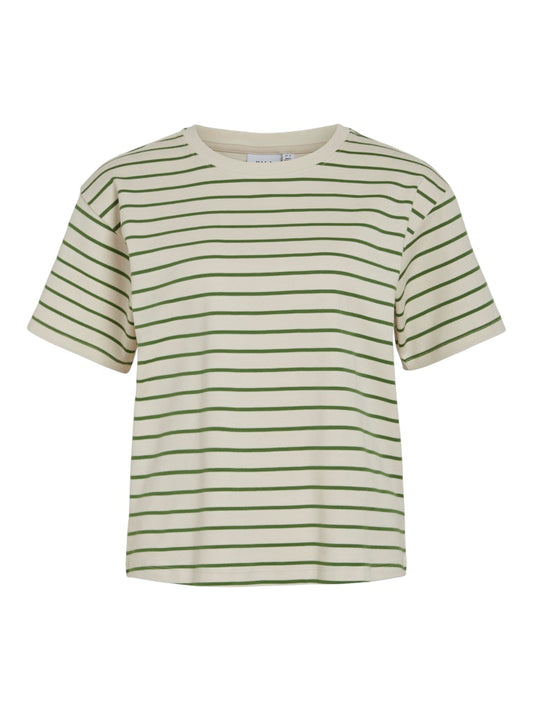 Siny O-Neck Tee - Cactus/Birch
