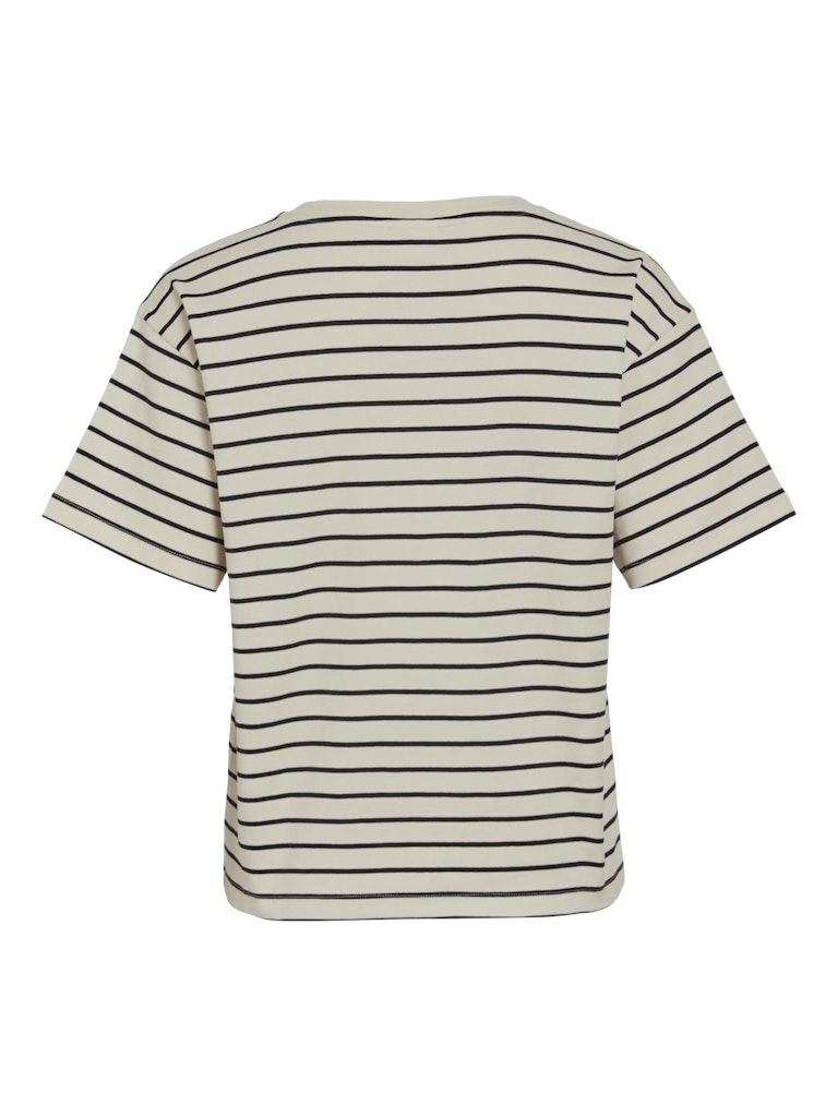Siny O-Neck Tee - Black Beauty / Birch
