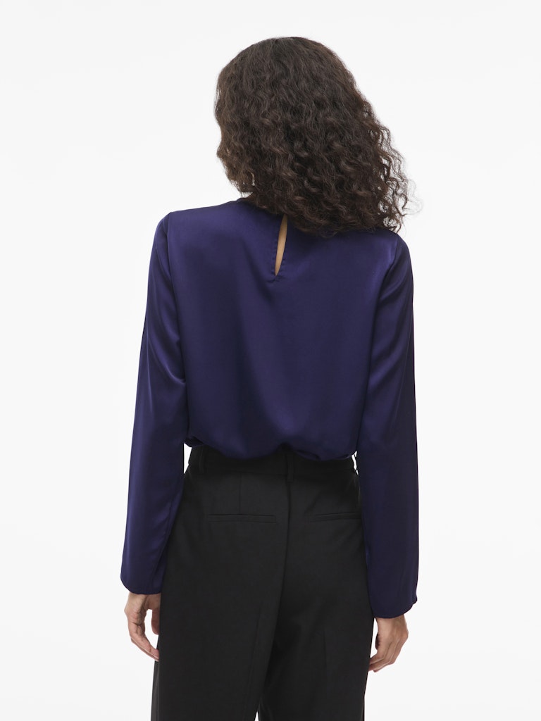 Elmina O-Neck Top - Rhodonite