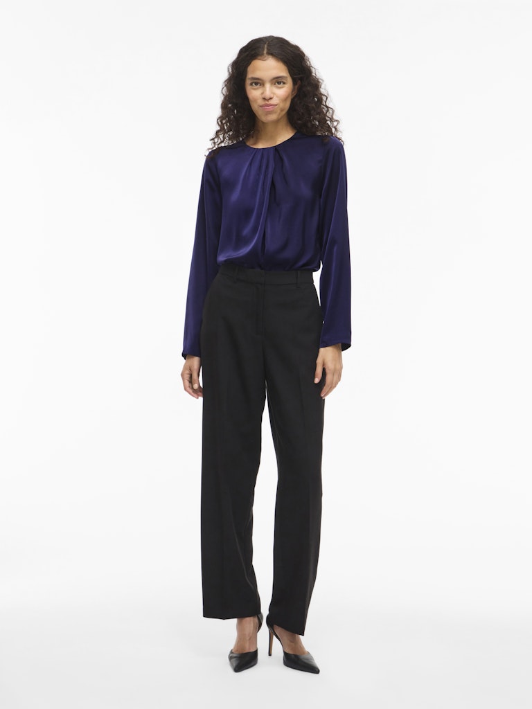 Elmina O-Neck Top - Rhodonite