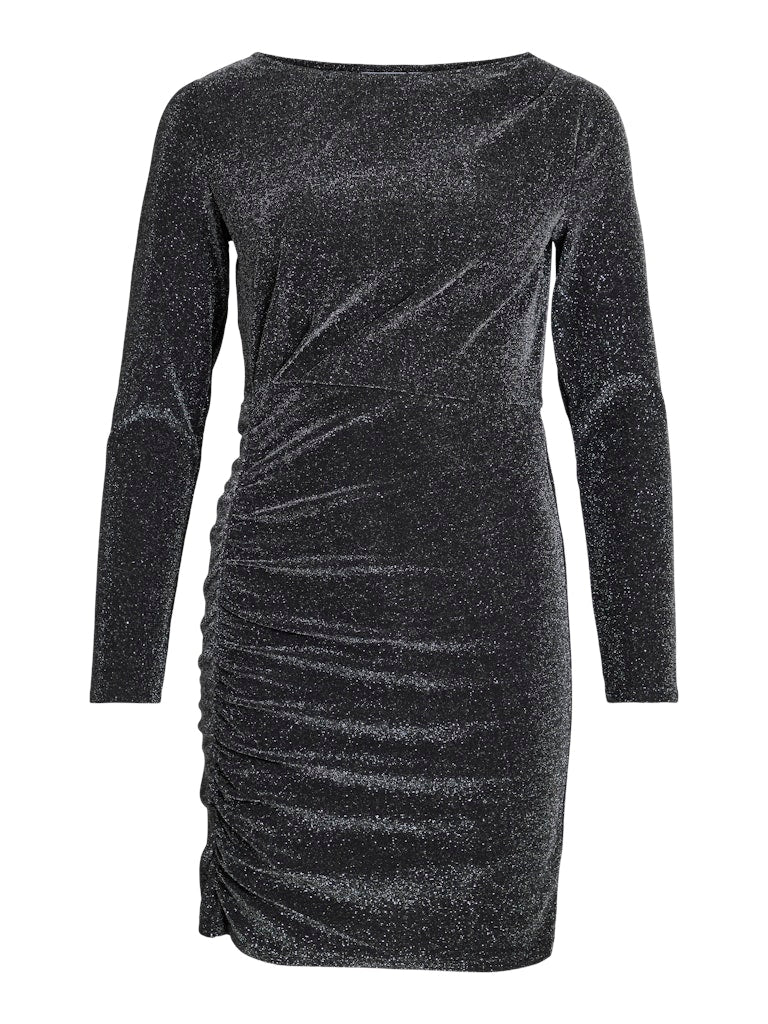 Glitenna Boatneck Dress - Black