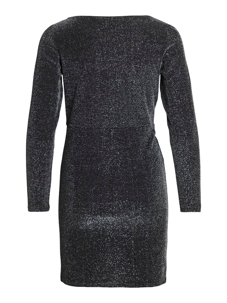 Glitenna Boatneck Dress - Black