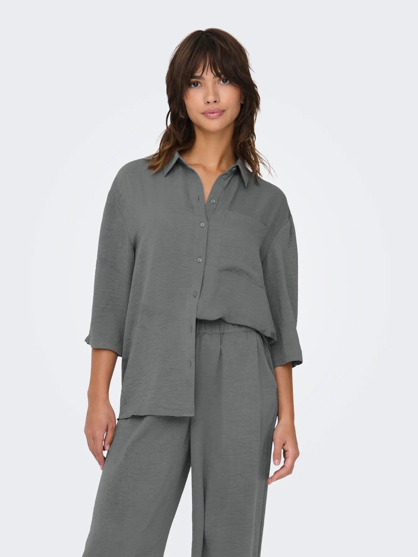 Divya Life Loose Shirt - Steel Grey
