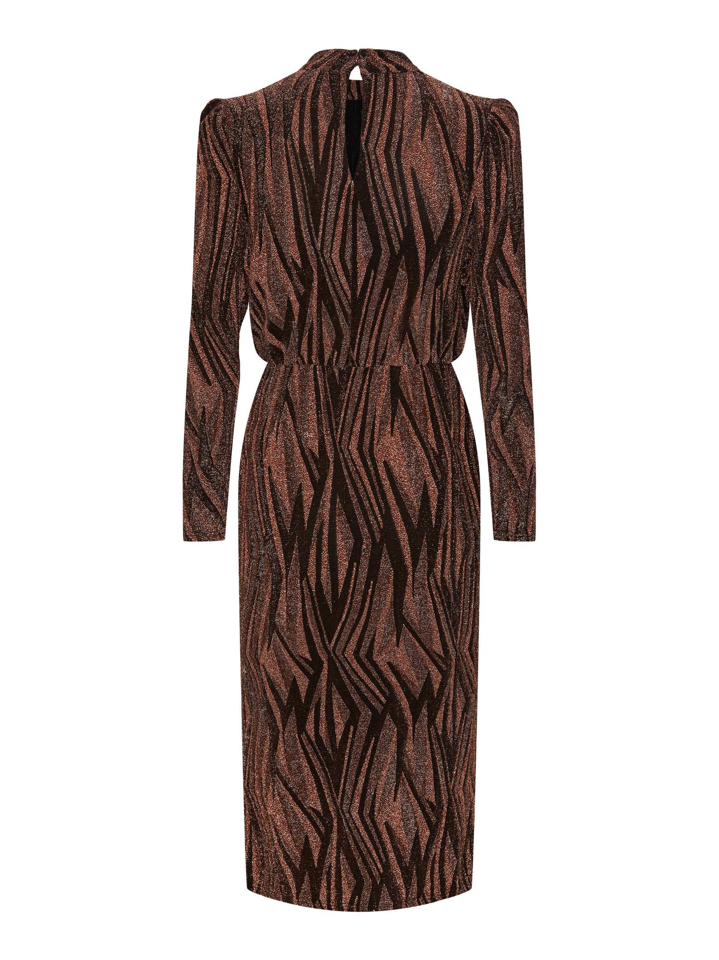 Yen Glitter Dress - Black Copper