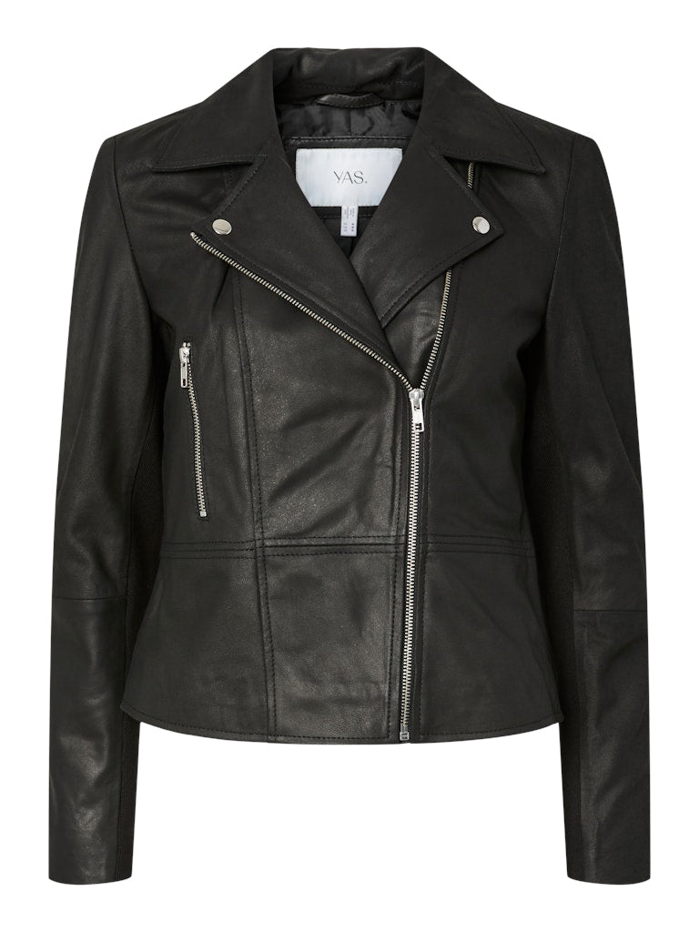 Sophie Leather Jacket - Black