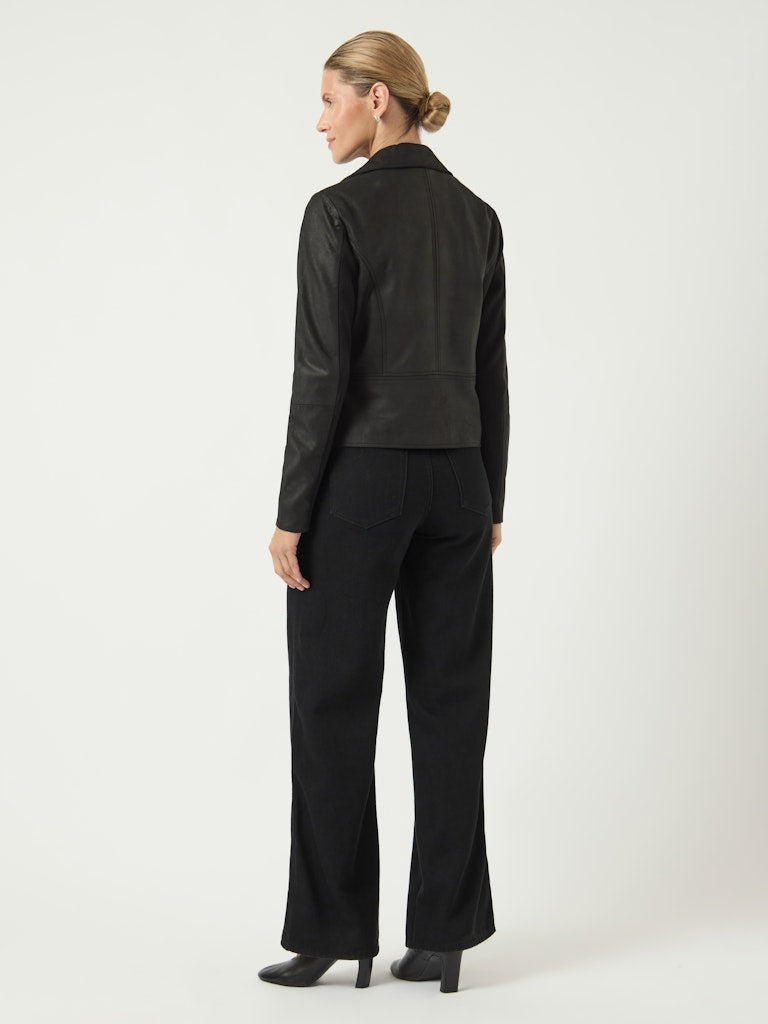 Sophie Leather Jacket - Black