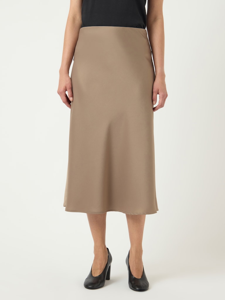 Pella High Waisted Midi Skirt - Fungi