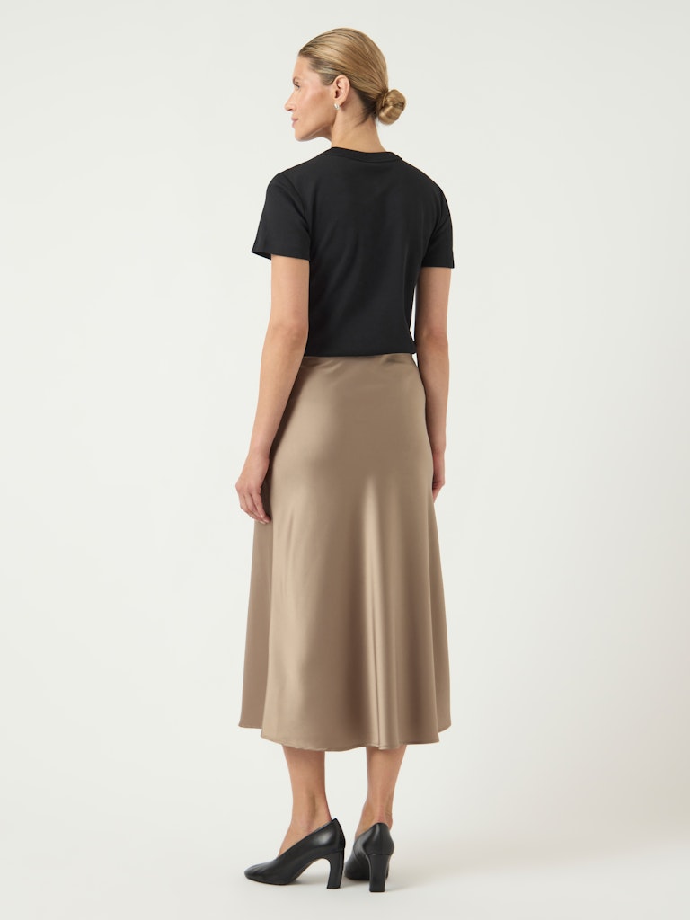 Pella High Waisted Midi Skirt - Fungi