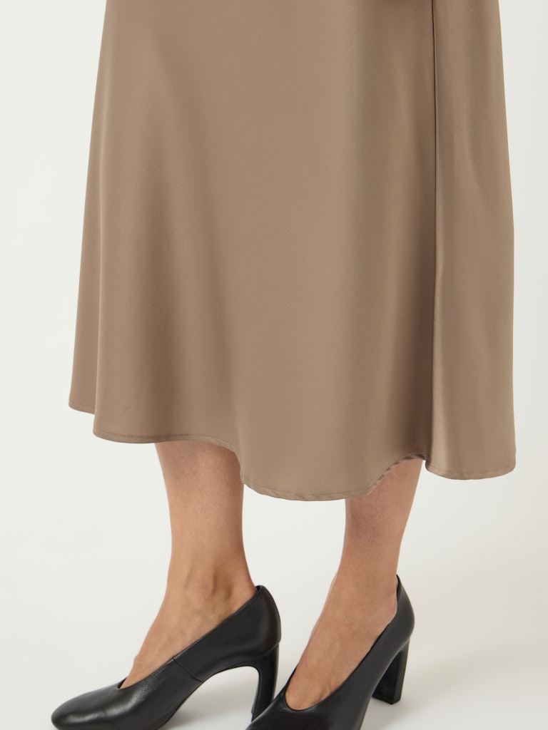 Pella High Waisted Midi Skirt - Fungi