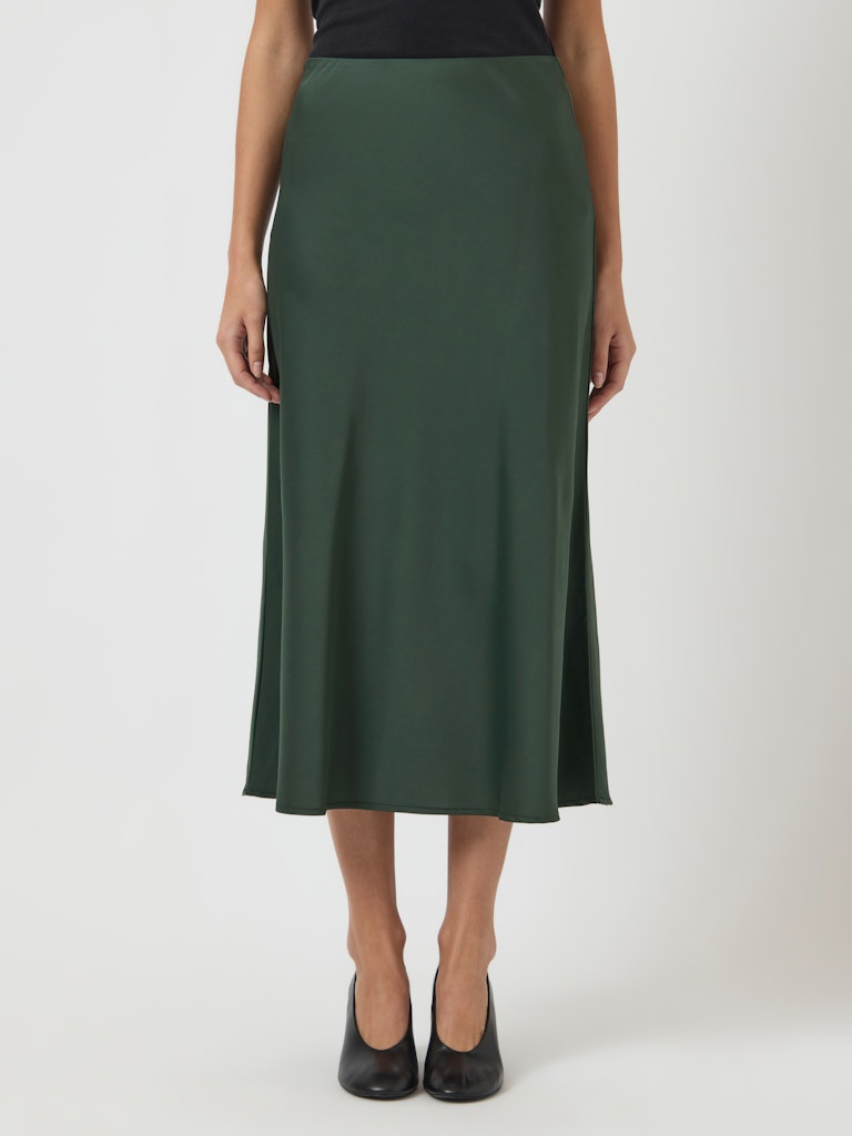 Pella High Waisted Midi Skirt - Sycamore