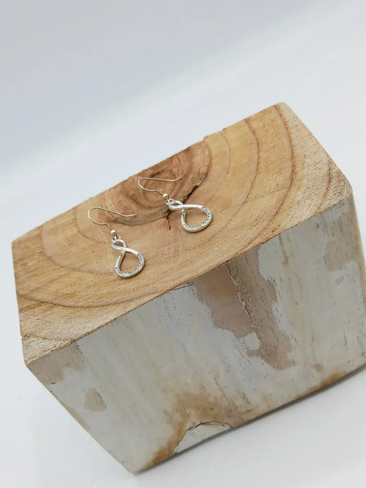Infinity Hook Earrings - Silver