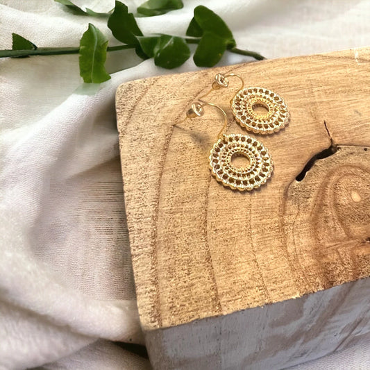 Filigree Single Circle - Gold