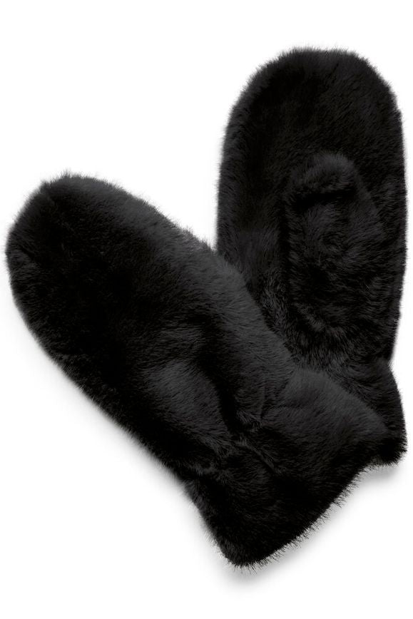 Wolfie Mittens - Black