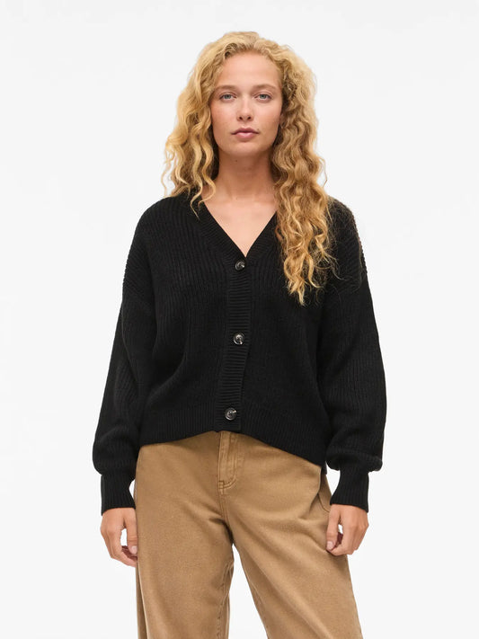 Lou Knit Cardigan - Black