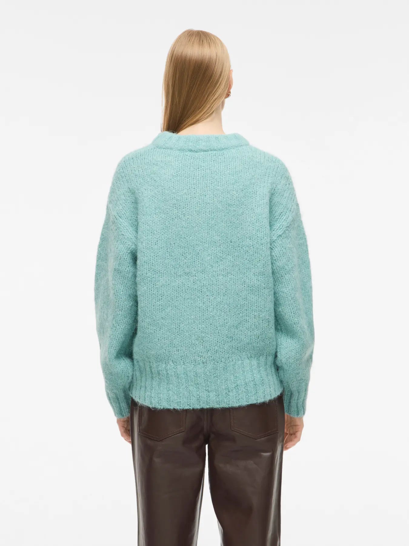 Roubree O-Neck Knit - Aquifer