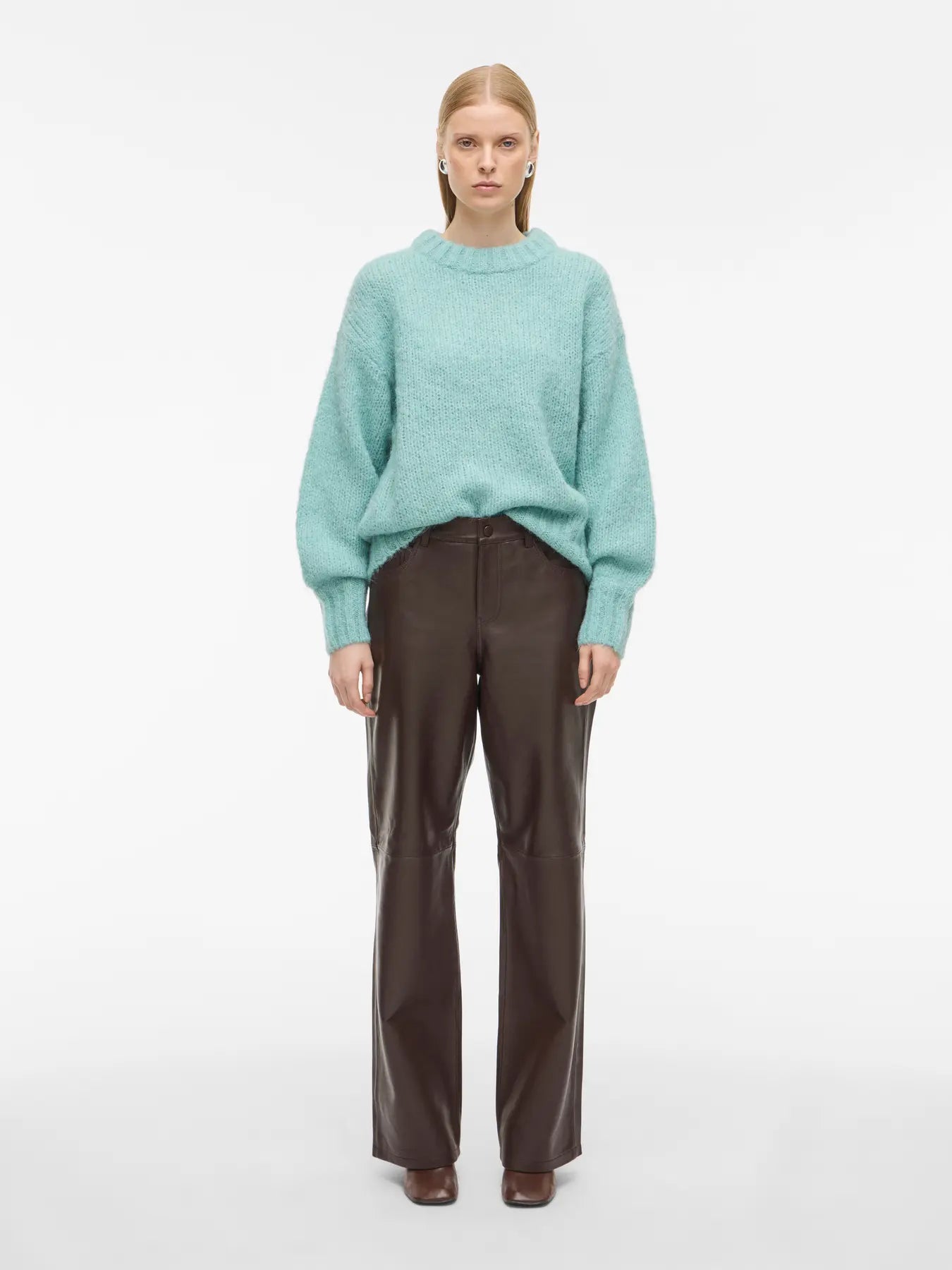 Roubree O-Neck Knit - Aquifer